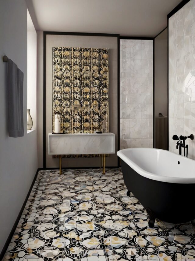 10 Stylish and Trendy Bathroom Floor Tile Ideas for a Modern Makeover ...