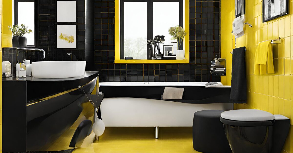 You are currently viewing 10 Trendy Black and Yellow Bathroom Ideas