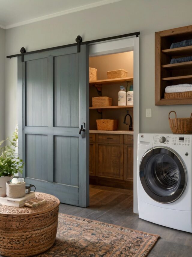 10 Trending Laundry Door Ideas: Stylish Upgrade - Homezillo
