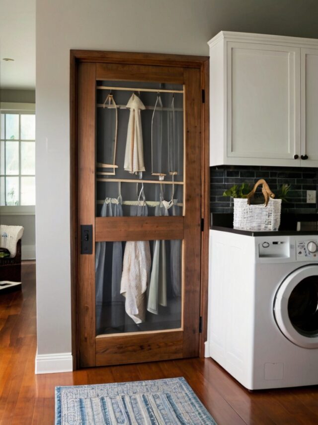 10 Trending Laundry Door Ideas: Stylish Upgrade - Homezillo