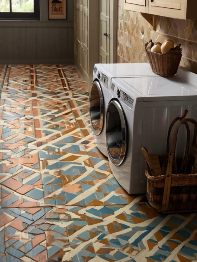 10 Trendy Laundry Room Floor Ideas - Homezillo