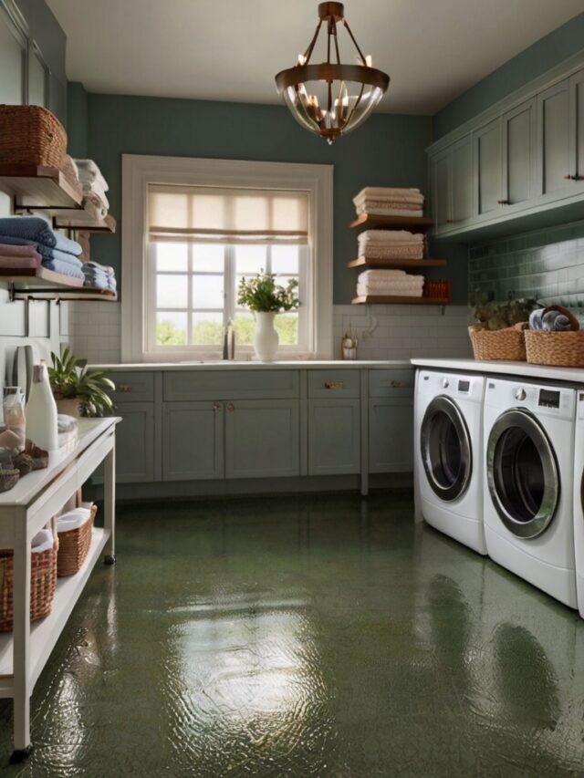 10 Trendy Laundry Room Floor Ideas - Homezillo