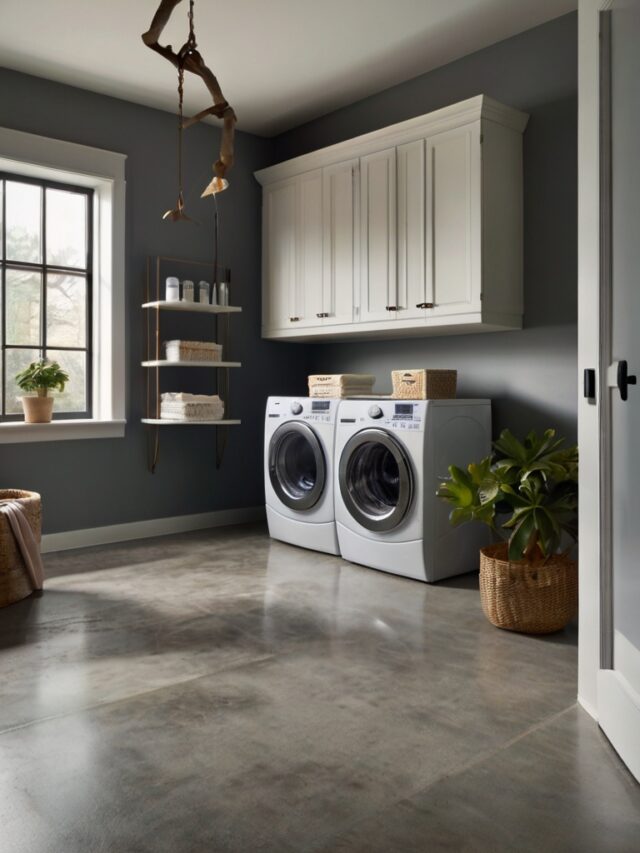10 Trendy Laundry Room Floor Ideas - Homezillo