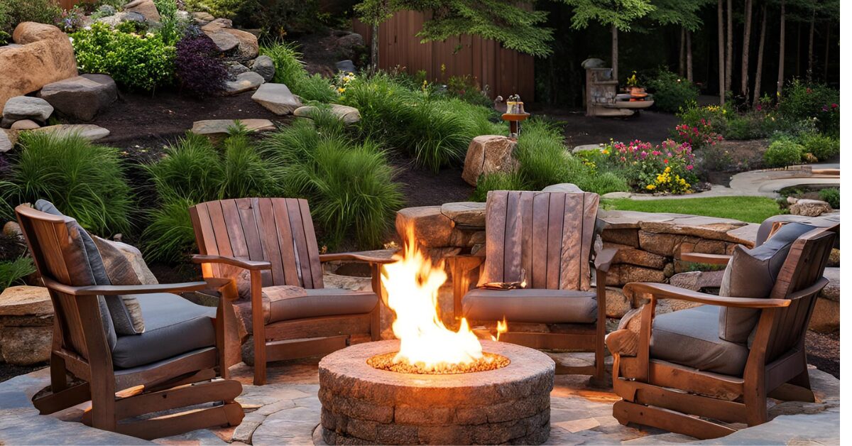 You are currently viewing 10 Stunning  Backyard Fire Pit Ideas for  Landscaping