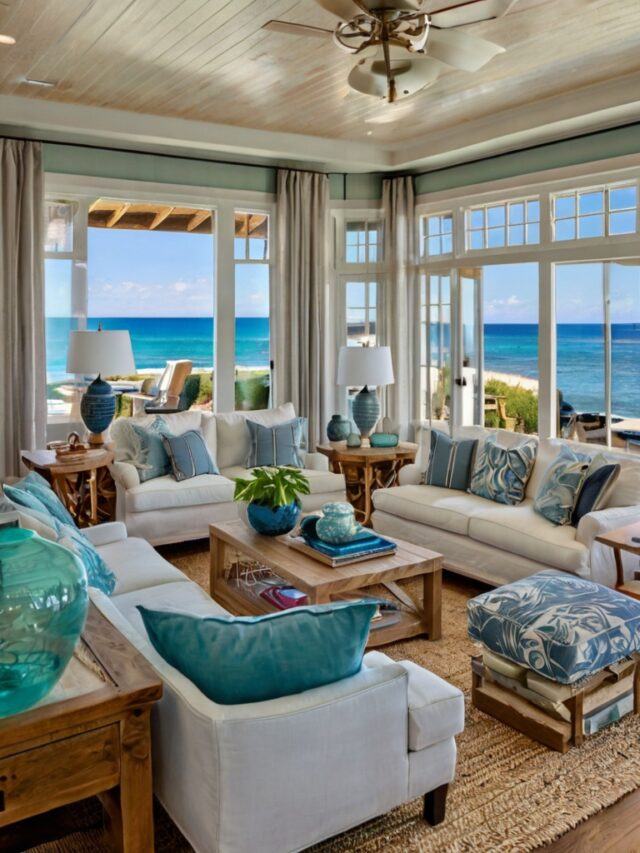 10 Must-Try Coastal Living Room Ideas for a Beachy Vibe - Homezillo