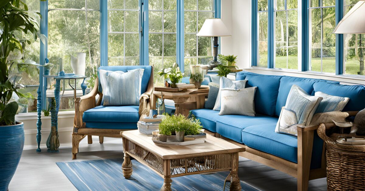 Read more about the article 10 Creative Blue Sunroom Ideas: Modern and Bold Designs