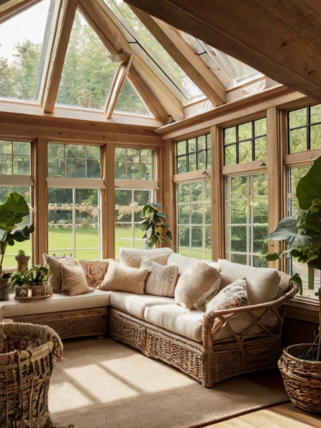 10 Cozy Sunroom Ideas: Bright, Airy and Cozy Space - Homezillo
