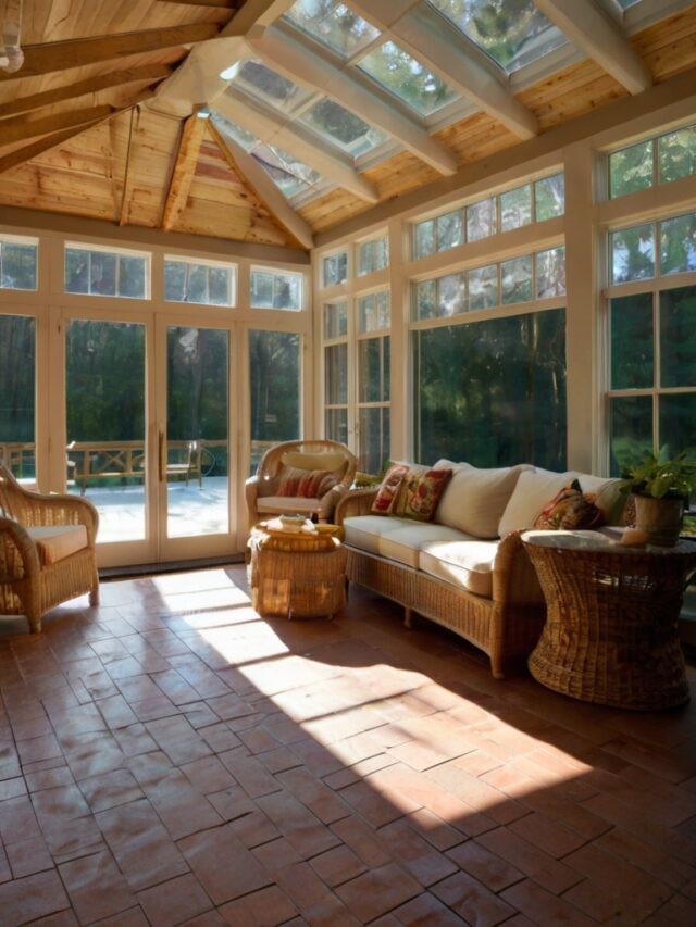 10 Cozy Sunroom Ideas: Bright, Airy and Cozy Space - Homezillo