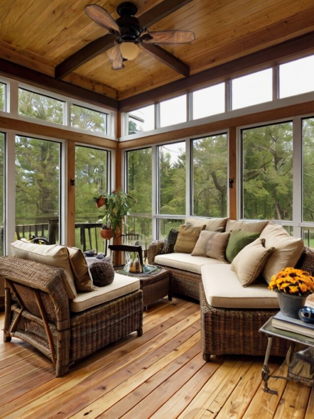 Deck Sunroom Ideas: Modern and Rustic Designs - Homezillo