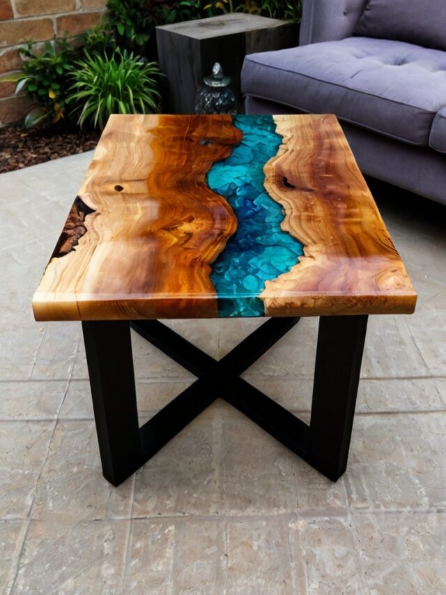 Epoxy Coffee Table Ideas: Colorful and Bold Designs - Homezillo
