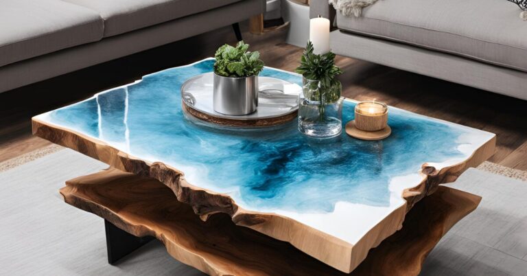 Epoxy Coffee Table Ideas: Colorful and Bold Designs - Homezillo