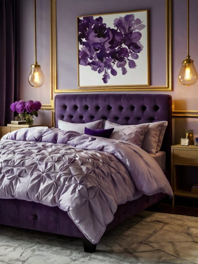 Purple Bedroom Ideas: How to Achieve a Luxurious Look on a Budget ...