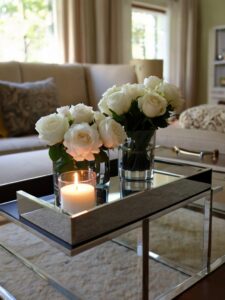 10 Stunning Rectangle Coffee Table Decor Ideas - Homezillo