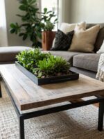 10 Stunning Rectangle Coffee Table Decor Ideas - Homezillo