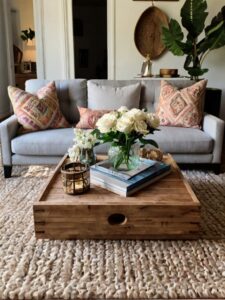 10 Stunning Rectangle Coffee Table Decor Ideas - Homezillo