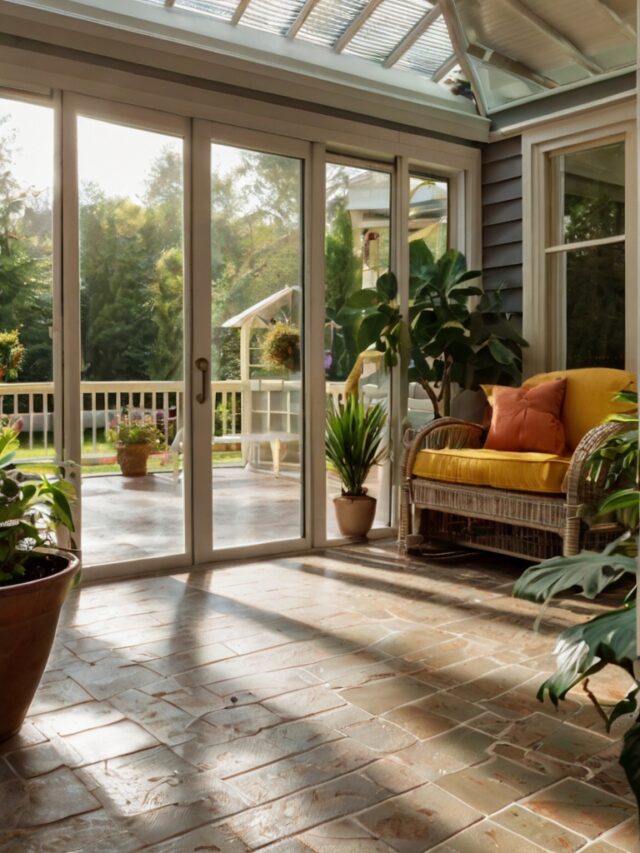 10 Sunroom Floor Ideas: Affordable and Eco-Friendly Options - Homezillo