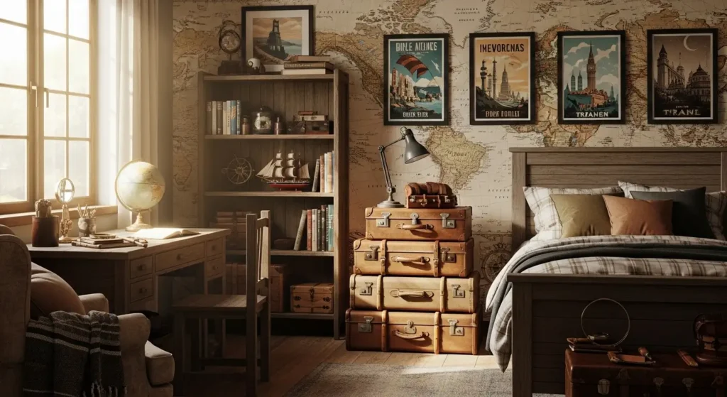 Travel & Adventure-Inspired Bedrooms