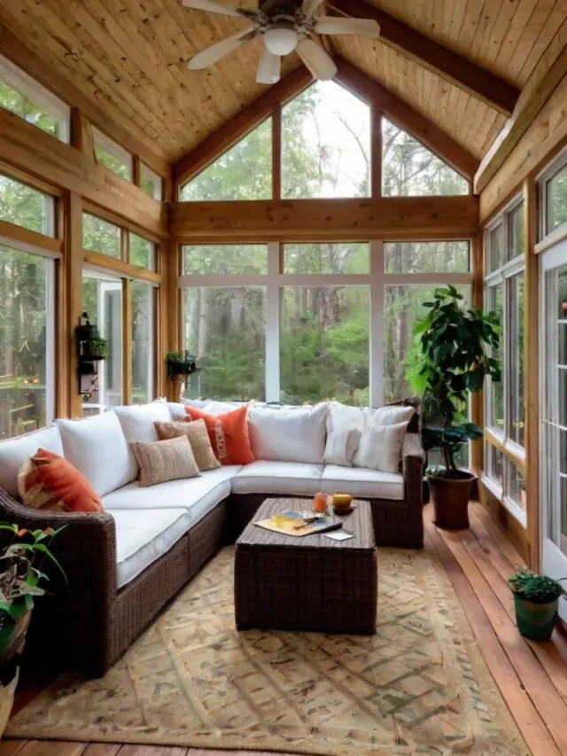 View of 3 Season Sunroom Ideas: Creative Designs for Small and Large Spaces ...