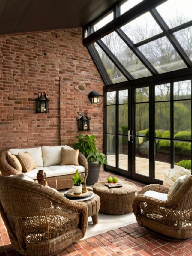 Top 10 Brick Sunroom Ideas: Stylish Design Tips - Homezillo