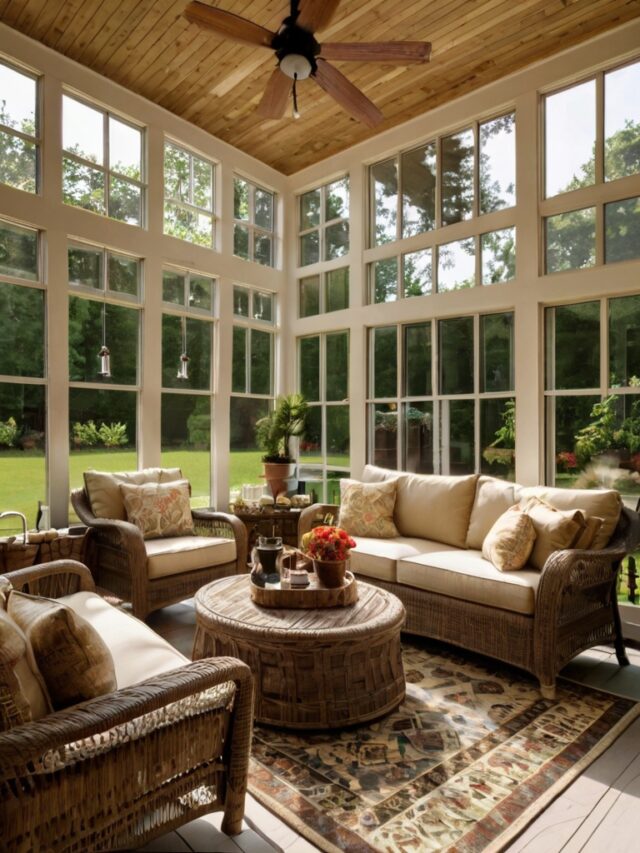 10 Stylish Outdoor Sunroom Ideas: Blend Nature and Comfort - Homezillo