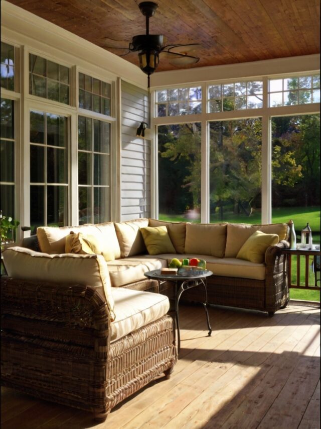 Top 10 Porch Sunroom Ideas: Latest Design - Homezillo