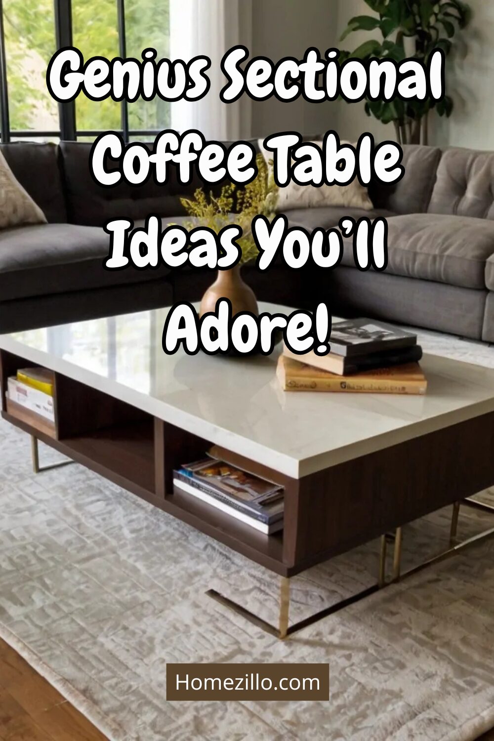 Top 10 Sectional Coffee Table Ideas: Stylish Designs - Homezillo