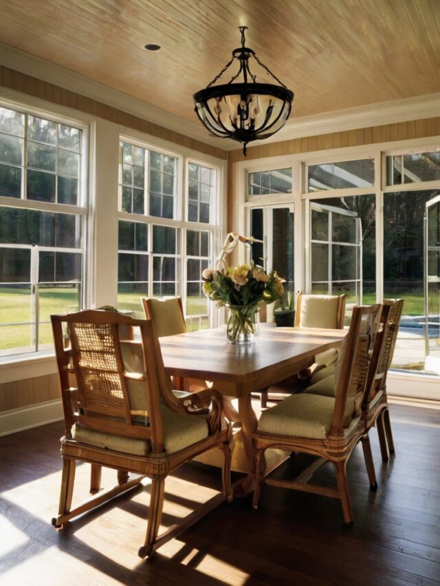 10 Creative Sunroom Dining Room Ideas: Layout Tips - Homezillo