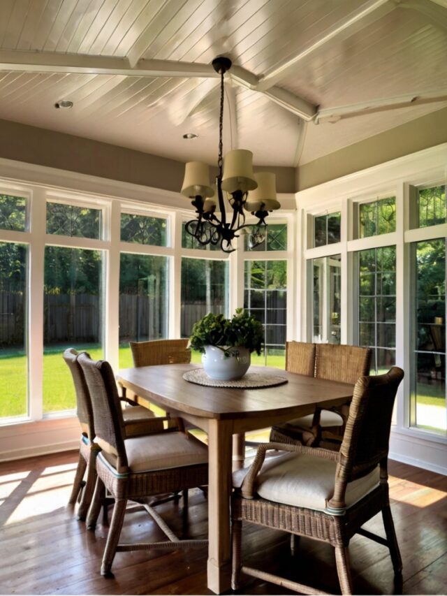 10 Creative Sunroom Dining Room Ideas: Layout Tips - Homezillo