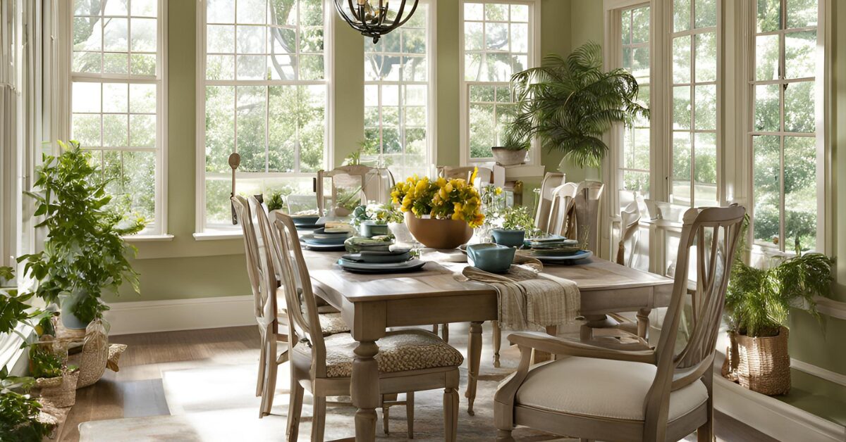 You are currently viewing 10 Sunroom Dining Room Ideas: Lighting, Decor, and Layout Tips