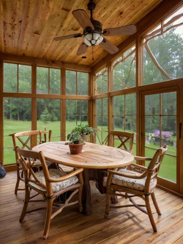 Top 10 Wood Sunroom Ideas: Minimalist Designs to Elevate Your Home ...