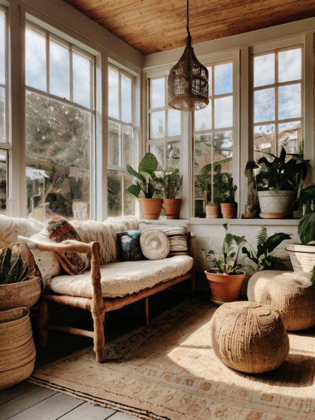 16 Amazing Boho Sunroom Ideas: How to Create a Warm and Inviting Space ...