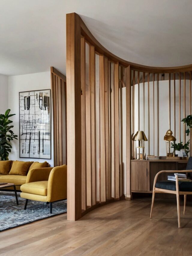16 Stylish Room Divider Half Wall Ideas: Modern Look - Homezillo