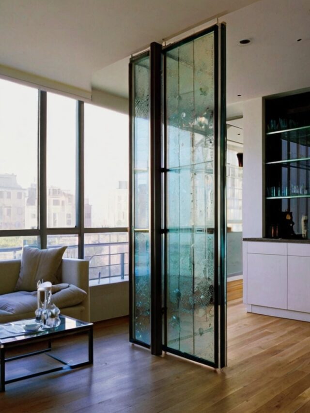 16 Stunning Glass Room Divider Ideas: Love Them - Homezillo