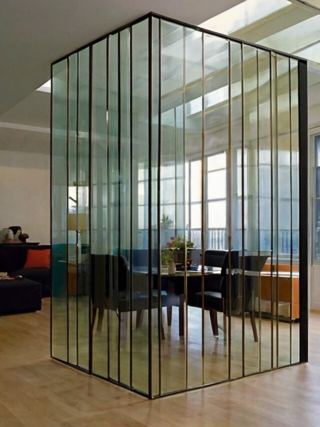16 Stunning Glass Room Divider Ideas: Love Them - Homezillo