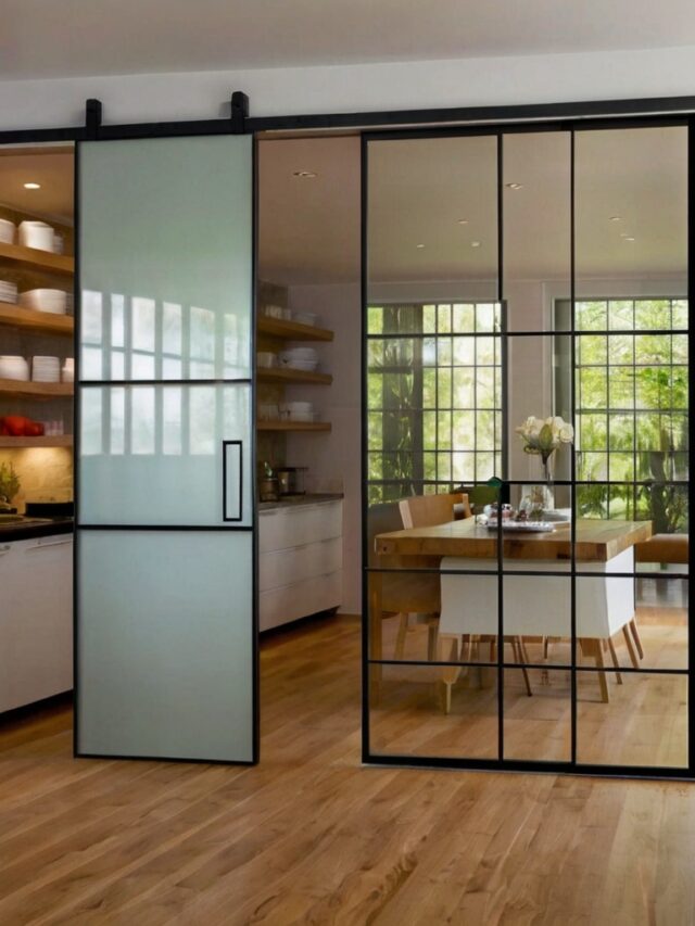 16 Stunning Glass Room Divider Ideas: Love Them - Homezillo