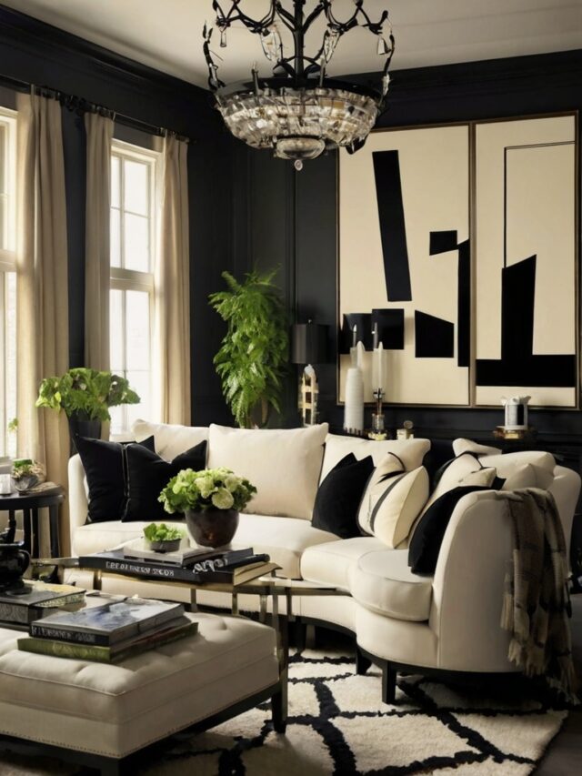 16 Black and Cream Living Room Ideas: Modern Trends You’ll Love - Homezillo