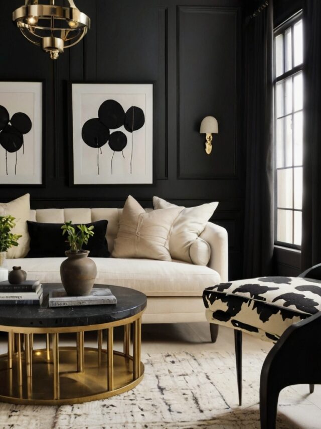 16 Black and Cream Living Room Ideas: Modern Trends You’ll Love - Homezillo