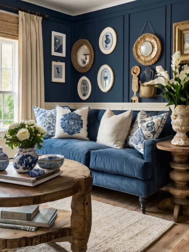15+ Blue and Cream Living Room Ideas: You’ll Love - Homezillo