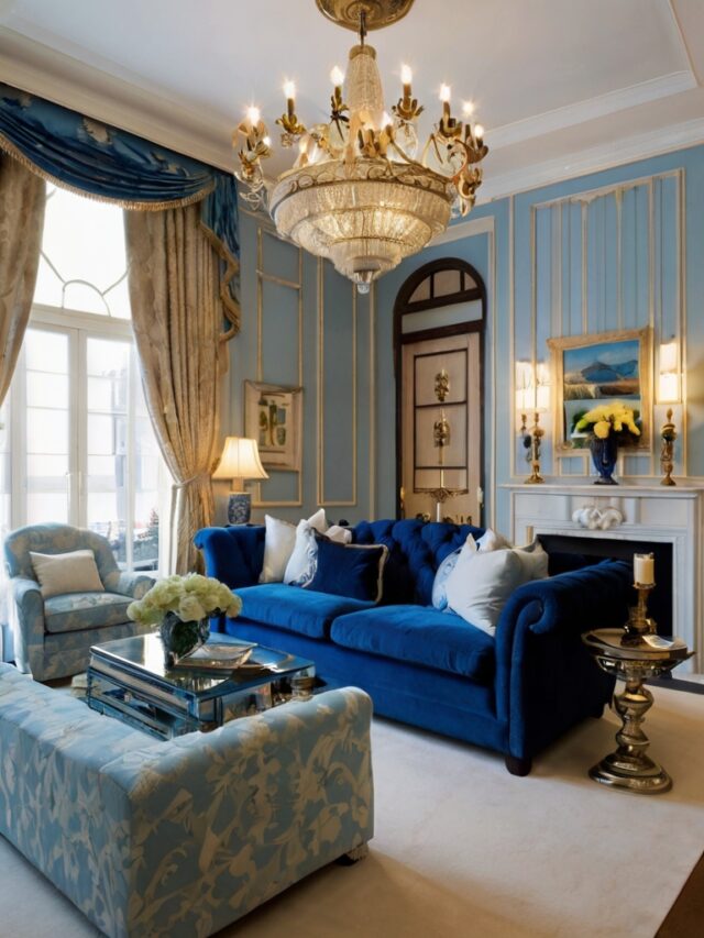 15+ Blue and Cream Living Room Ideas: You’ll Love - Homezillo