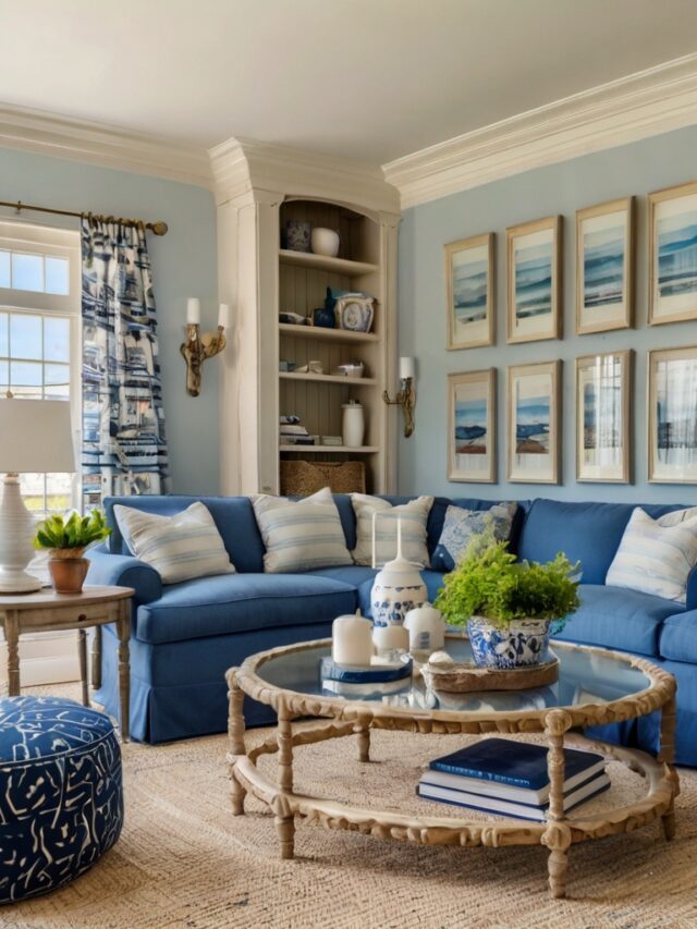 15+ Blue and Cream Living Room Ideas: You’ll Love - Homezillo