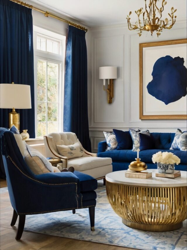 15+ Blue and Cream Living Room Ideas: You’ll Love - Homezillo