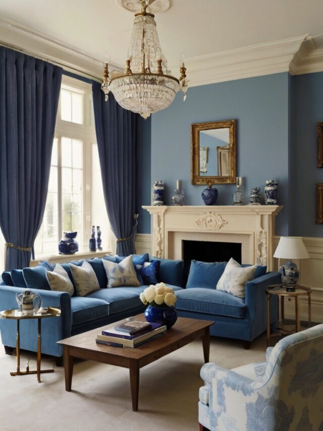 15+ Blue and Cream Living Room Ideas: You’ll Love - Homezillo