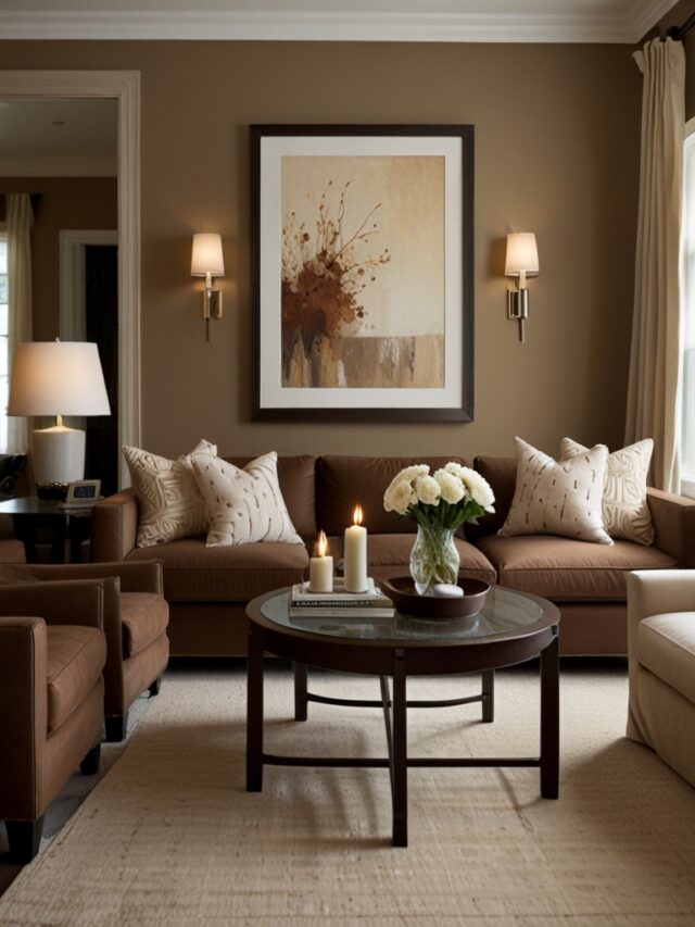 15+ Brown and Cream Living Room Ideas: Trending Designs You’ll Love ...