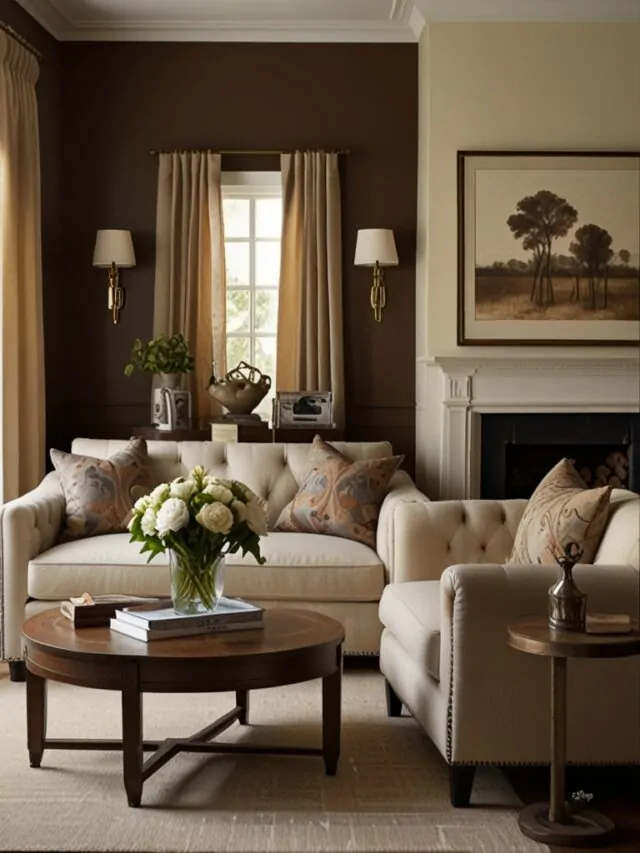 15+ Brown and Cream Living Room Ideas: Trending Designs You’ll Love ...