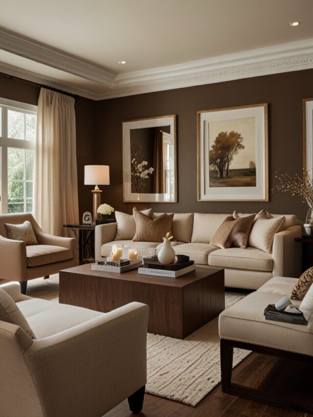 15+ Brown and Cream Living Room Ideas: Trending Designs You’ll Love ...