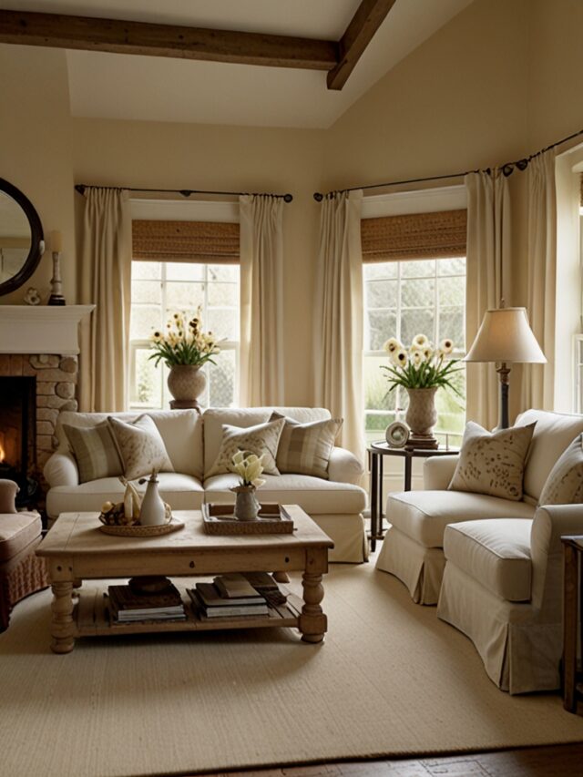 16 Cream Cottage Living Room Ideas: How to Decorate Like a Pro - Homezillo