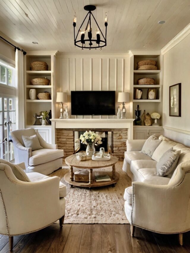 16 Cream Cottage Living Room Ideas: How to Decorate Like a Pro - Homezillo