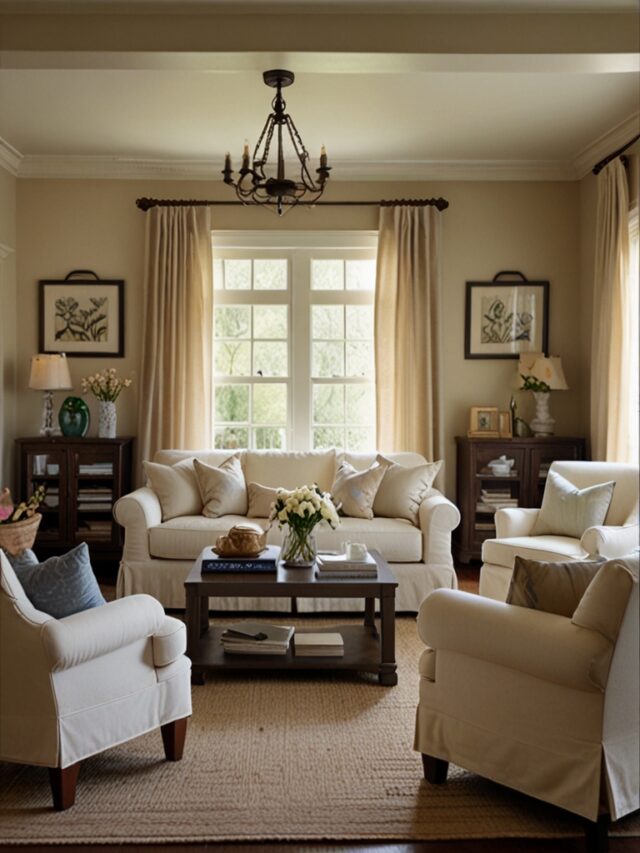 16 Cream Cottage Living Room Ideas: How to Decorate Like a Pro - Homezillo