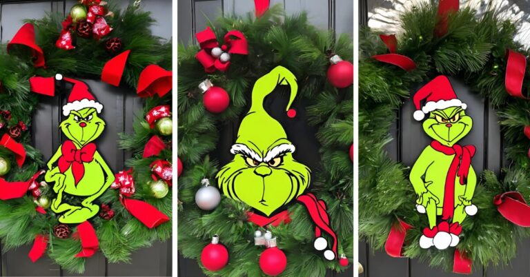 Grinch Christmas Wreath Ideas