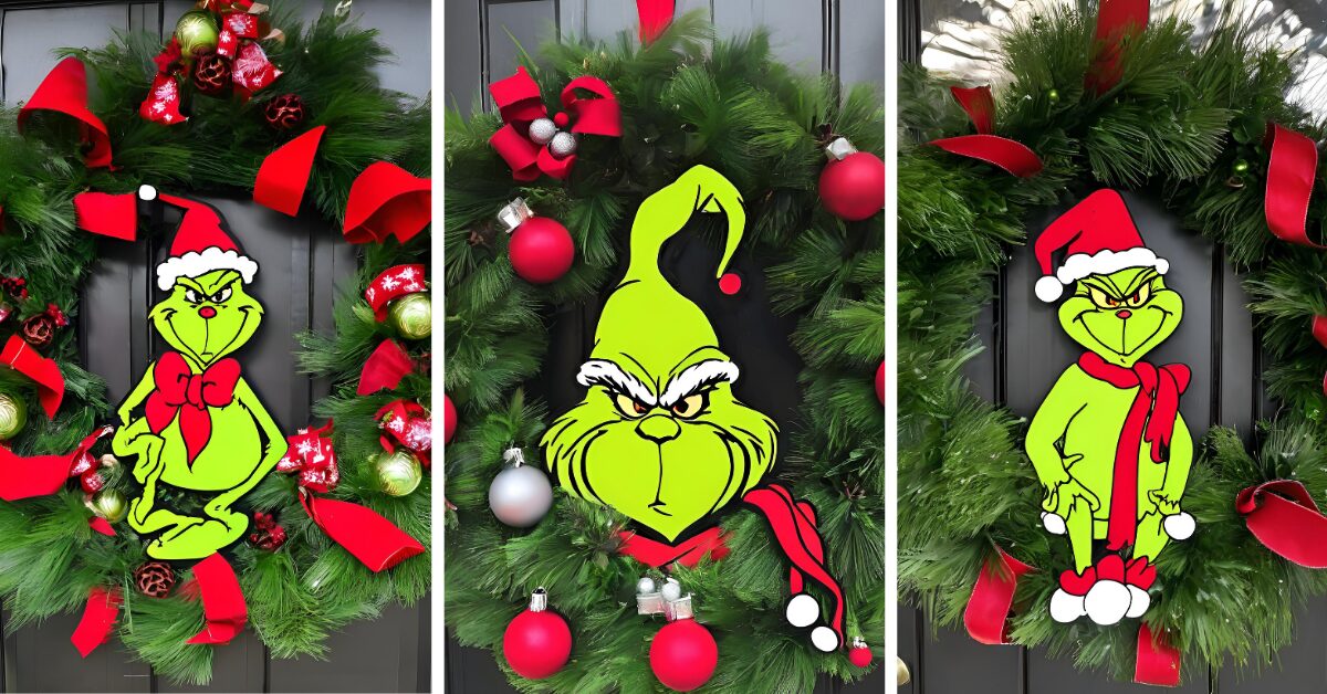 You are currently viewing 16 Grinch Christmas Wreath Ideas: Easy, Elegant, and Whimsical Holiday Decor